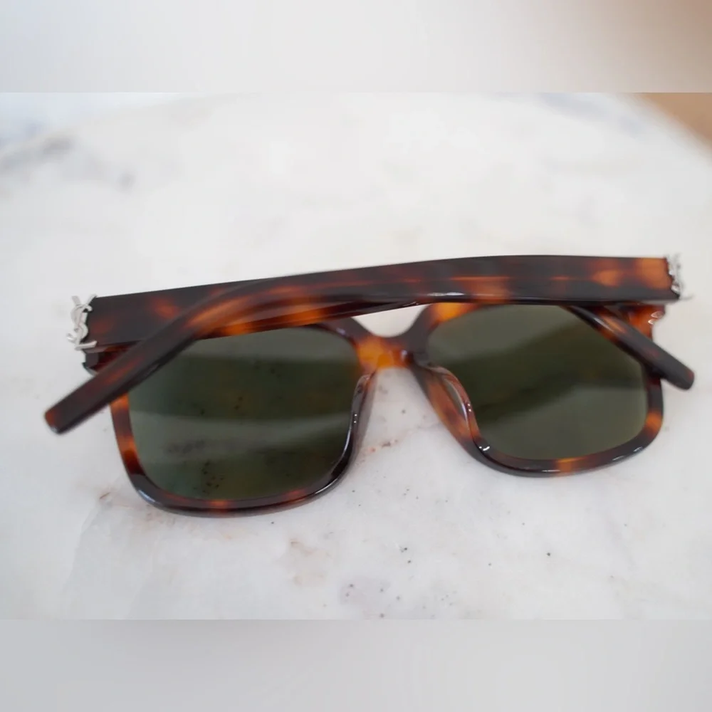 Saint Laurent YSL Women’s Square Frame Sunglasses 55mm NEW